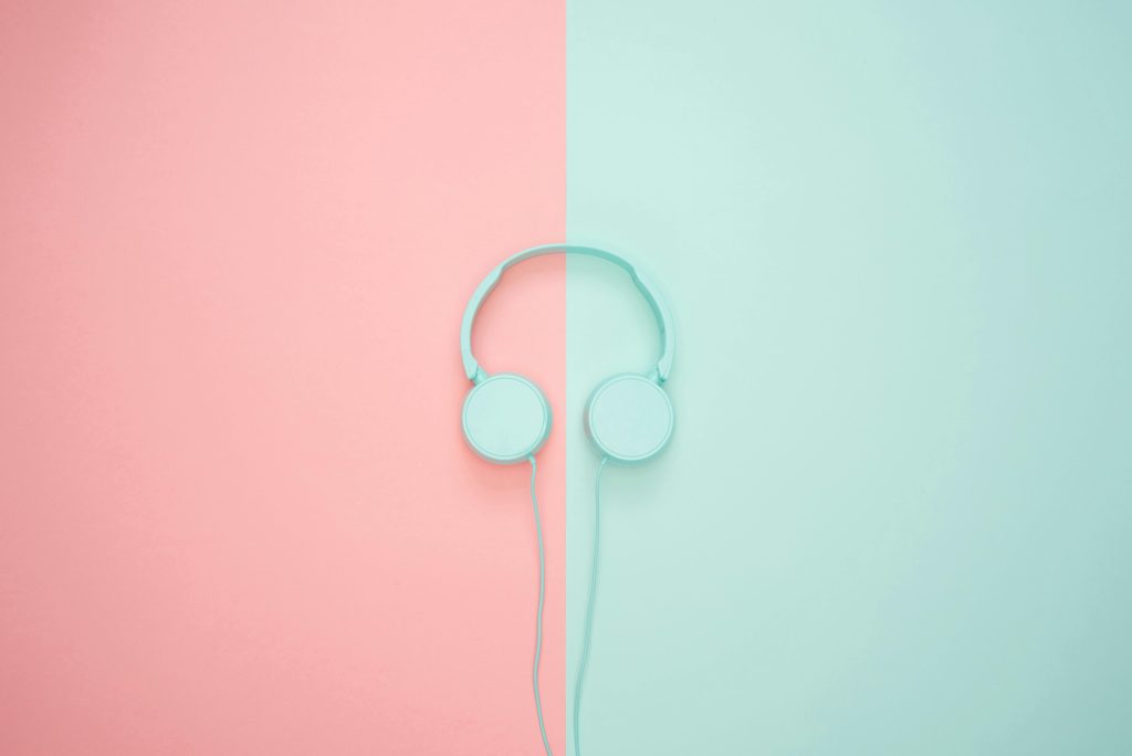 Blue Headphone